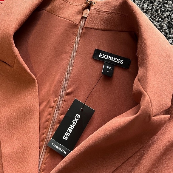 Express Carmel Sleeveless Blazer Jumpsuit - Picture 3 of 6